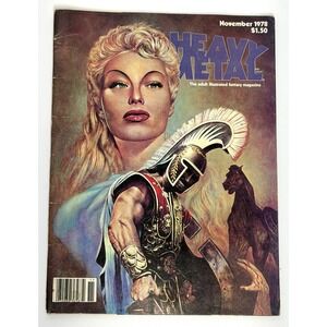 Heavy Metal Magazine Nov 1978 Vol II No 7 Vintage Sci-Fi Fantasy Moebius Art